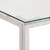 Produktbild 4 för Soffbord silver rostfritt stål och härdat glas