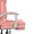 Produktbild 10 för Kontorsstol med massage rosa konstläder