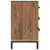 Produktbild 5 för Sängbord brun 40x30x55 cm massiv återvunne furu
