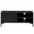Produktbild 3 för Tv-bänk svart 90x30x40 cm massiv furu