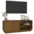 Produktbild 4 för Tv-bänk honungsbrun 105x34x40 cm massiv furu