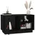 Produktbild 5 för Tv-bänk svart 70x34x40 cm massiv furu