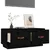 Produktbild 5 för Tv-bänk svart 80x34x35 cm massiv furu