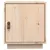 Produktbild 6 för Sängbord 2 st vit 40x34x45 cm massivt furuträ