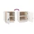 Produktbild 9 för Sängbord vit 40x34x45 cm massivt furuträ