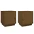 Produktbild 2 för Sängbord 2 st honungsbrun 40x34x45 cm massiv furu