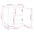Produktbild 10 för Sängbord 2 st honungsbrun 40x34x45 cm massiv furu