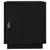 Produktbild 6 för Sängbord svart 40x34x45 cm massiv furu