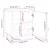 Produktbild 11 för Sängbord svart 40x34x45 cm massiv furu