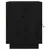 Produktbild 7 för Sängbord 2 st svart 40x34x45 cm massivt furuträ