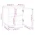 Produktbild 10 för Sängbord 2 st svart 40x34x45 cm massivt furuträ