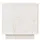 Sängbord vit 40x34x35 cm massiv furu