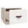 Sängbord vit 40x34x35 cm massiv furu
