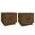 Produktbild 2 för Sängbord 2 st honungsbrun 40x34x35 cm massiv furu
