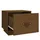 Sängbord 2 st honungsbrun 40x34x35 cm massiv furu