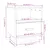 Produktbild 10 för Sängbord svart 40x34x45 cm massiv furu