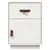 Produktbild 5 för Sängbord vit 40x34x55 cm massiv furu