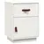 Produktbild 5 för Sängbord 2 st vit 40x34x55 cm massiv furu