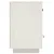 Produktbild 8 för Sängbord 2 st vit 40x34x55 cm massiv furu
