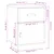Produktbild 11 för Sängbord 2 st vit 40x34x55 cm massiv furu