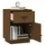 Produktbild 4 för Sängbord 2 st honungsbrun 40x34x55 cm massiv furu