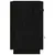 Produktbild 7 för Sängbord svart 40x34x55 cm massiv furu