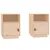 Produktbild 2 för Sängbord 2 st 40x34x55 cm massiv furu