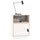 Sängbord vit 40x34x55 cm massiv furu