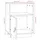Sängbord vit 40x34x55 cm massiv furu
