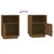 Produktbild 9 för Sängbord 2 st honungsbrun 40x34x55 cm massiv furu