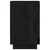 Produktbild 7 för Sängbord svart 40x34x55 cm massiv furu