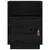 Produktbild 7 för Sängbord 2 st svart 40x34x55 cm massiv furu