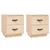 Produktbild 2 för Sängbord 2 st 40x34x45 cm massiv furu
