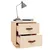 Produktbild 5 för Sängbord 2 st 40x34x45 cm massiv furu