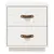 Produktbild 7 för Sängbord 2 st vit 40x34x45 cm massiv furu