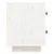 Produktbild 9 för Sängbord 2 st vit 40x34x45 cm massiv furu
