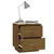 Produktbild 5 för Sängbord 2 st honungsbrun 40x34x45 cm massiv furu