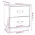 Produktbild 11 för Sängbord 2 st honungsbrun 40x34x45 cm massiv furu
