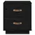 Produktbild 7 för Sängbord 2 st svart 40x34x45 cm massiv furu