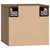 Produktbild 9 för Väggskåp 2 st honungsbrun 31,5x30x30 cm massiv furu