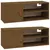 Produktbild 2 för Väggskåp 2 st honungsbrun 80x30x30 cm massiv furu