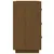 Produktbild 5 för Skänk honungsbrun 80x40x75 cm massiv furu