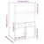 Produktbild 10 för Skåp grå 67x40x108,5 cm massiv furu