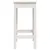 Produktbild 4 för Barstolar 2 st vit 40x40x78 cm massiv furu