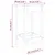 Produktbild 6 för Barstolar 2 st vit 40x40x78 cm massiv furu