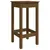 Produktbild 3 för Barstolar 2 st honungsbrun 40x40x78 cm massiv furu