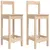 Produktbild 2 för Barstolar 2 st 40x41,5x112 cm massiv furu
