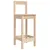 Produktbild 3 för Barstolar 2 st 40x41,5x112 cm massiv furu