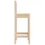 Produktbild 5 för Barstolar 2 st 40x41,5x112 cm massiv furu
