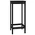 Produktbild 2 för Barbord svart 50x50x110 cm massivt furuträ